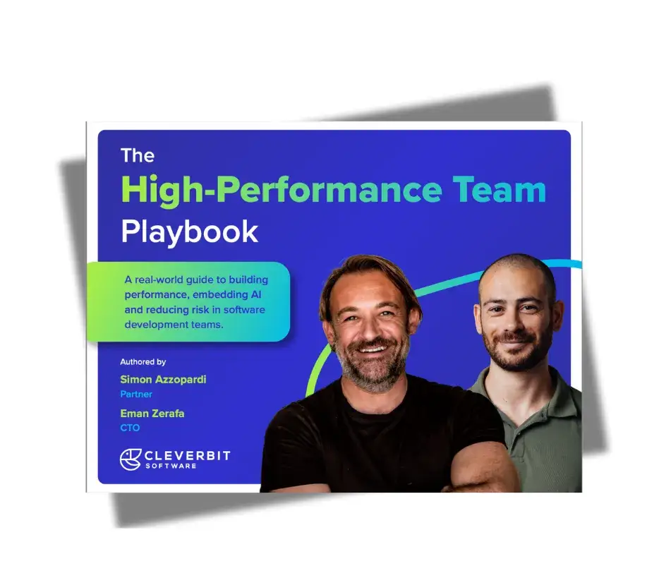 high-performance team playbook